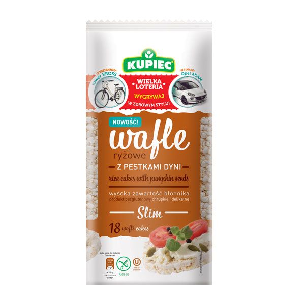 Wafle ryżowe z pestkami dyni, Kupiec