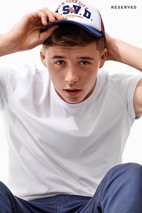 Brooklyn Beckham w kampanii Reserved YFL