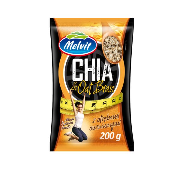 Chia z otrębami owsianymi, Melvit