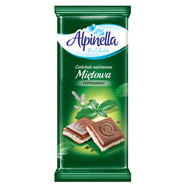 Czekolada Alpinella miętowa
