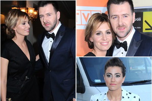 Agnieszka Popielewicz i Grzegorz Hyży pierwszy raz razem na salonach - Fryderyki 2015