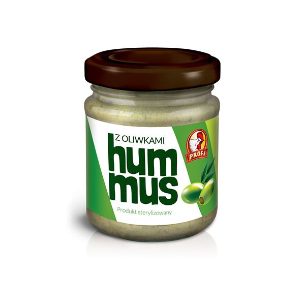 Hummus z oliwkami, Profi