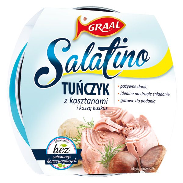 Sałatka z tuńczyka z kasztanami, Graal