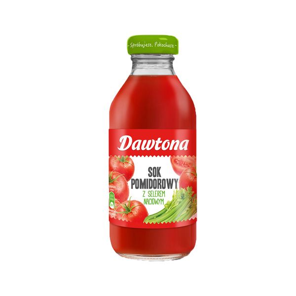 Sok pomidorowy z selerem naciowym, Dawtona