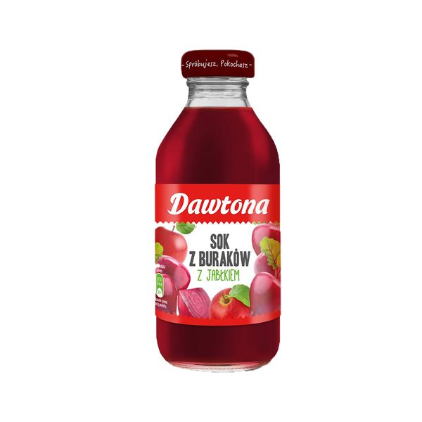 Sok z buraków z jabłkiem, Dawtona