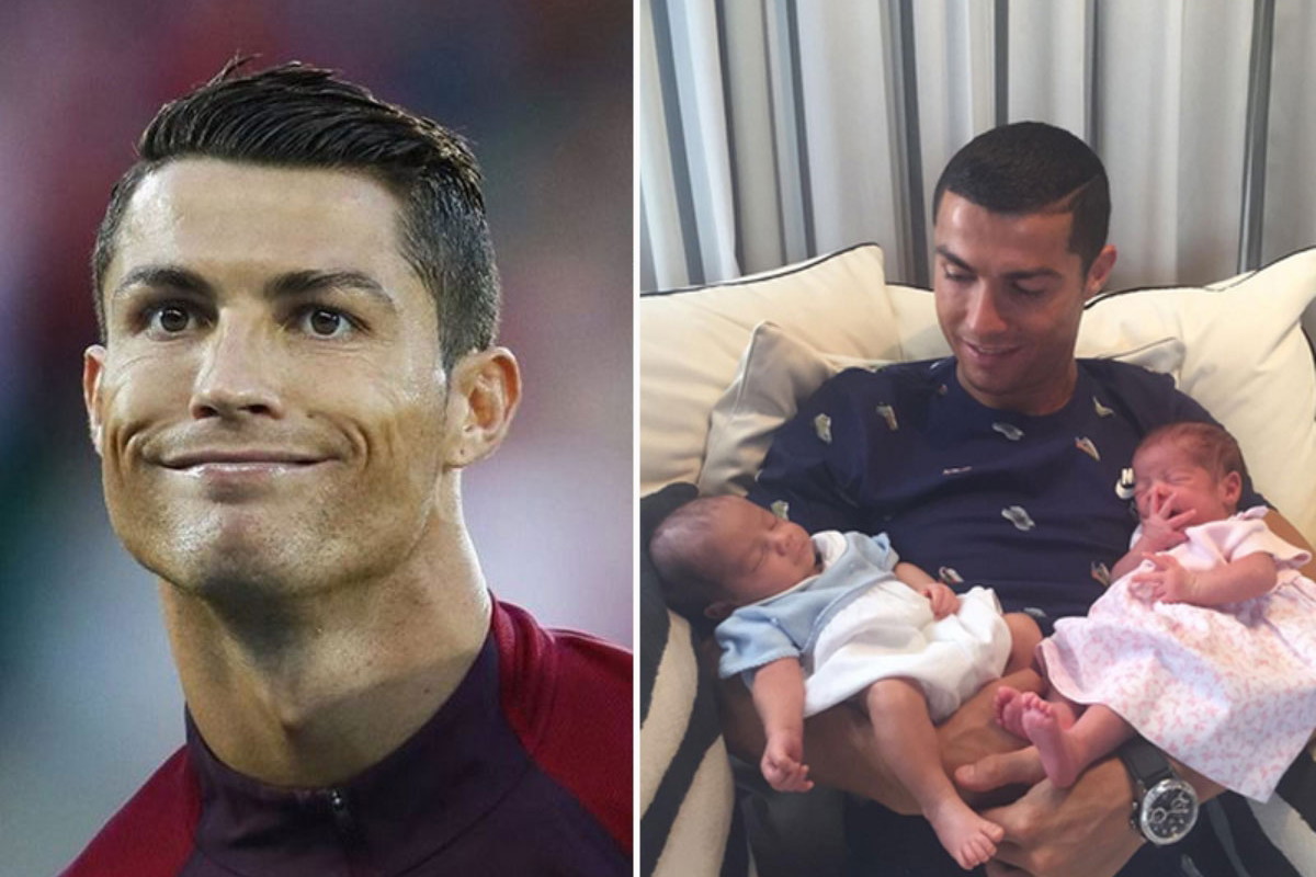 Cristiano Ronaldo z dziećmi