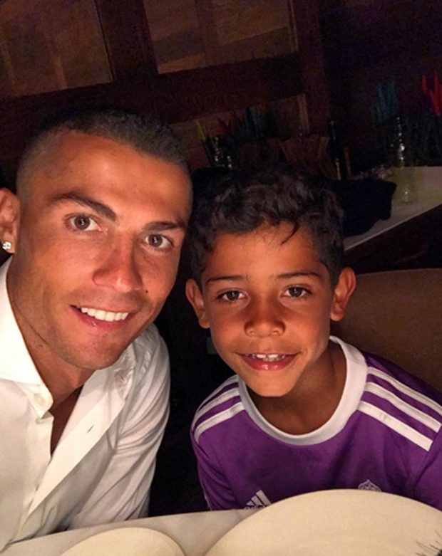 Cristiano Ronaldo z synem