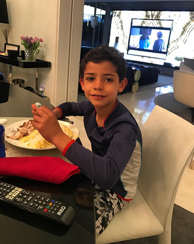 Cristiano Ronaldo z synem