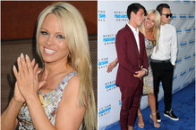 Pamela Anderson z synami Dylanem i Brandonem na Mercy for Animals