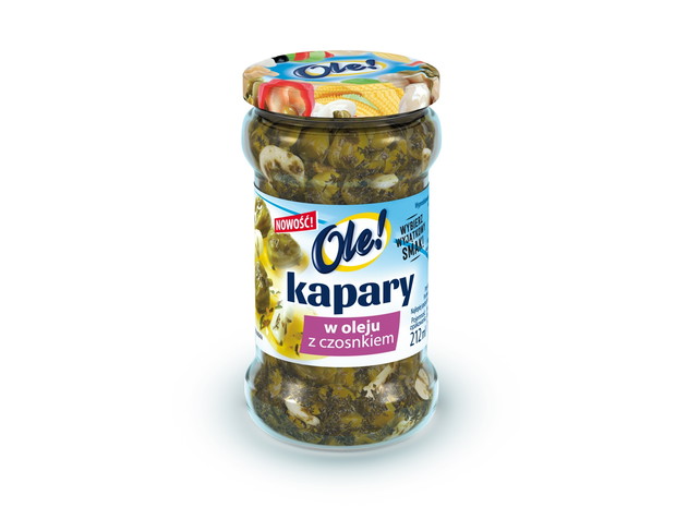Kapary w oleju z czosnkiem, Ole!
