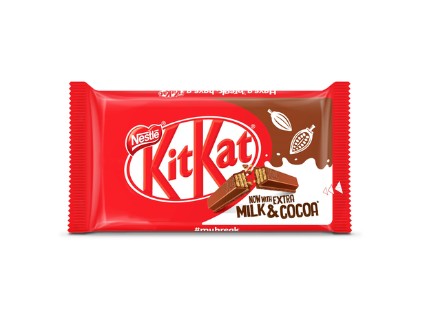 KitKat z większą ilością mleka i kakao