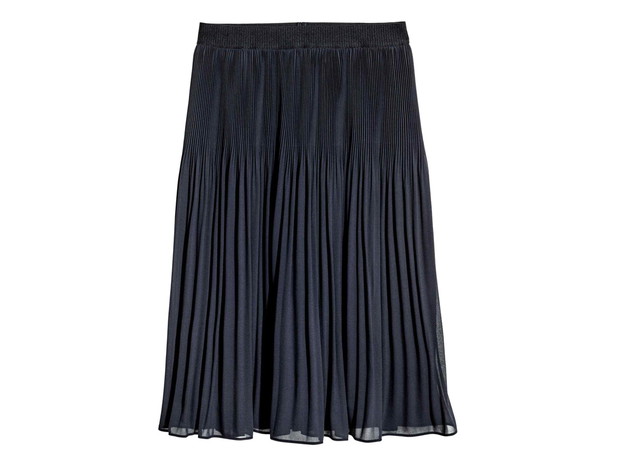 Plisowana spódnice H&M, cena, ok. 129,90 zł