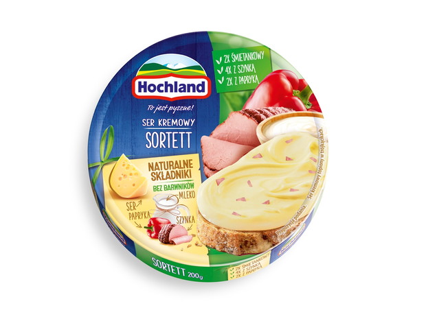 Ser kremowy Sortett w krążku, Hochland - cena ok. 5 zł