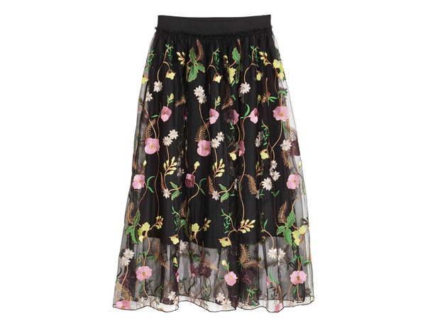 Spódnica w kwiaty H&M, cena, ok. 149,90 zł