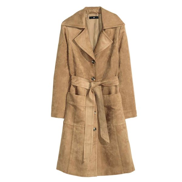Beżowy płaszcz H&M, cena, ok. 229 zł