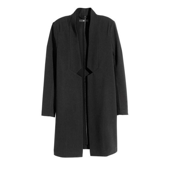 Czarny płaszcz H&M, cena, ok. 149 zł