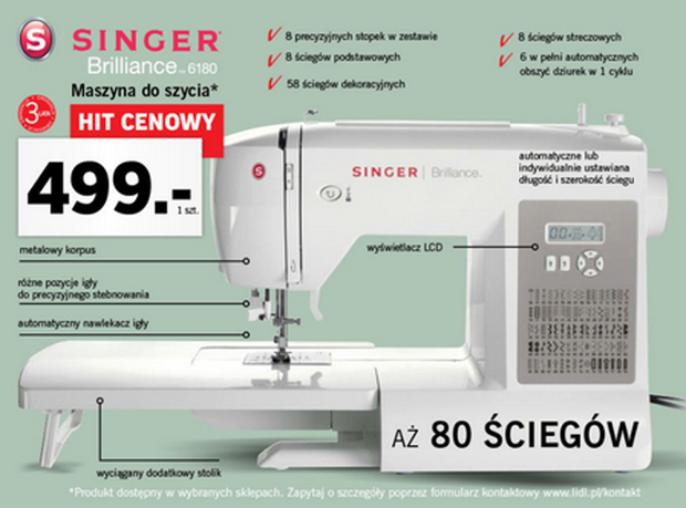 Maszyna do szycia Singer, cena 499 zł