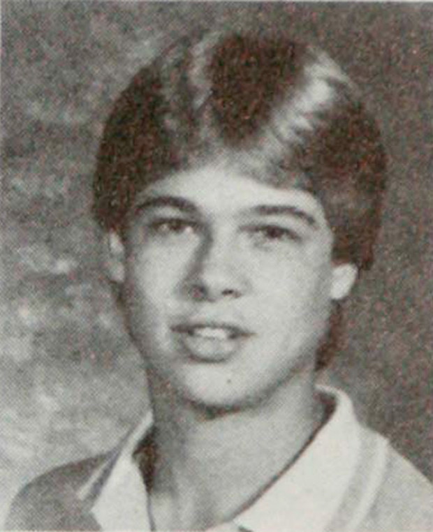 Brad Pitt w młodości