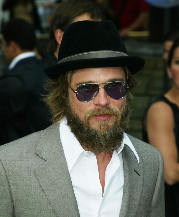Brad Pitt z brodą