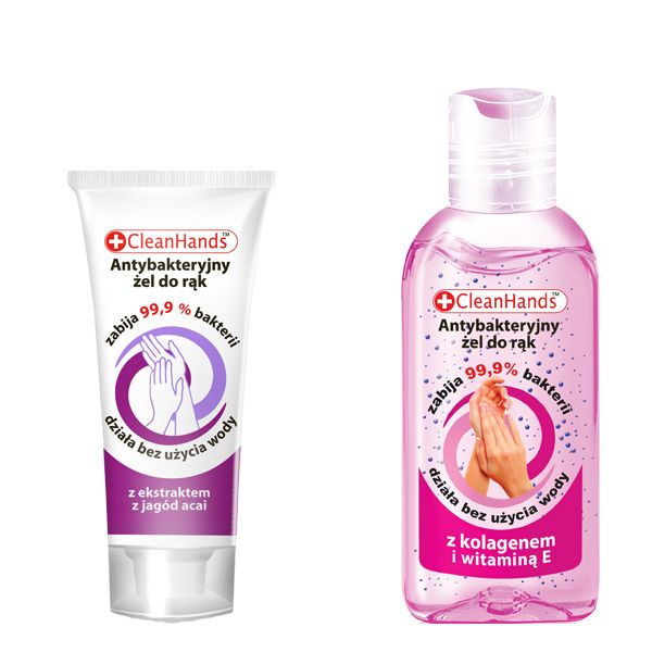 CLEAN HANDS Antybakteryjny żel do rąk, cena ok. 5 zł