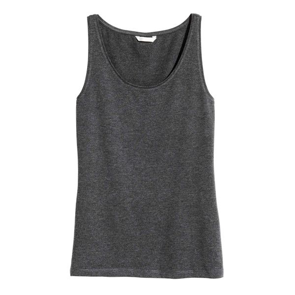 Szary top H&M, cena, ok. 19,90 zł