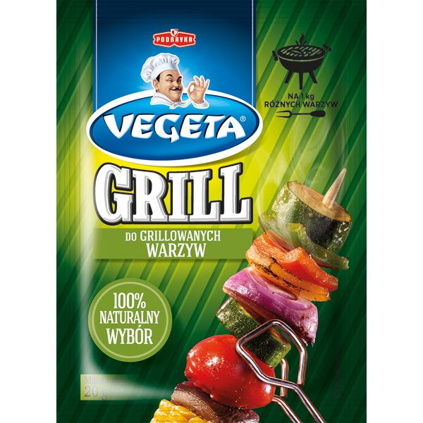 Vegeta 100% naturalny wybór: do grillowanych warzyw