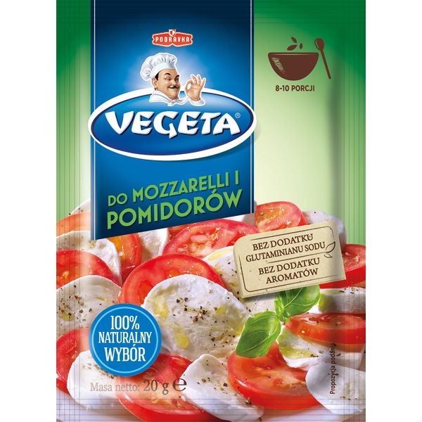 Vegeta 100% naturalny wybór: do mozarelli i pomidorów