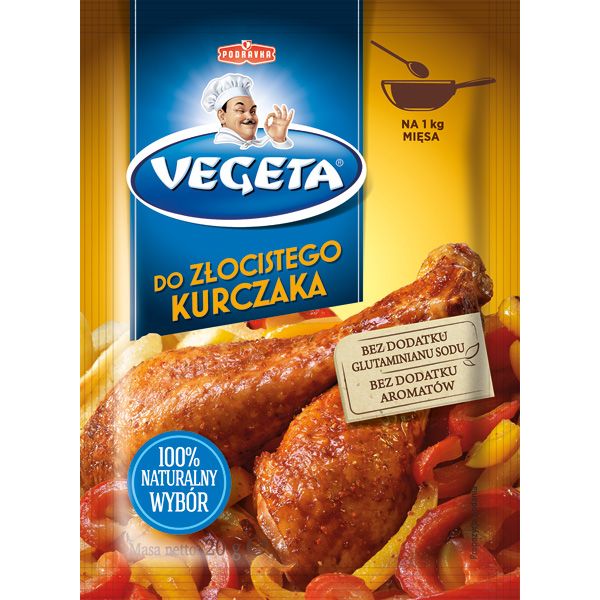 Vegeta 100% naturalny wybór: do złocistego kurczaka
