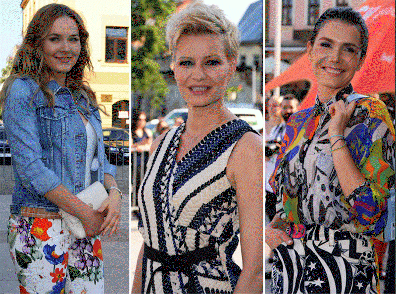 Kożuchowska, Lamparska, Bołądź na premierze filmu "Kochaj"