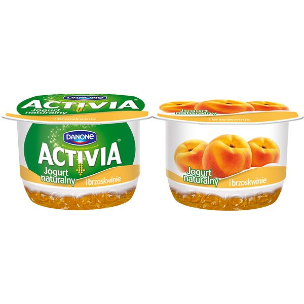 Activia z owocami - brzoskwinia