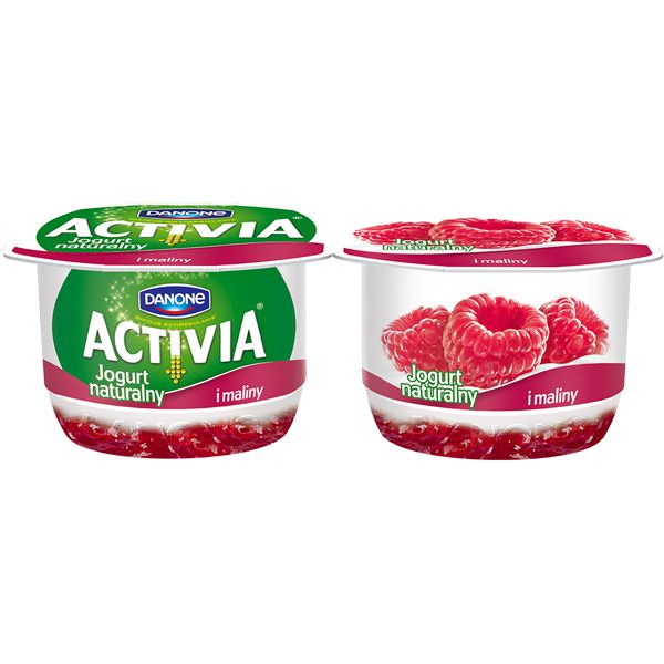 Activia z owocami - malina