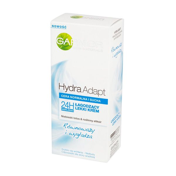 Krem nawilżający do twarzy Hydra Adapt Garnier, cena 16,99 zł