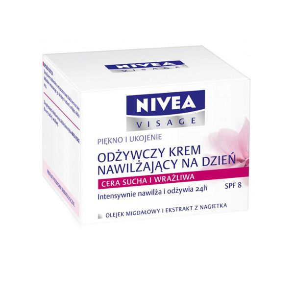 Odżywczy nawilżający krem do twarzy Nivea, cena 18,90 zł