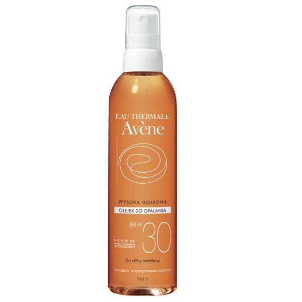 Olejek do ciała SPF 30 Avene, cena, ok. 80 zł