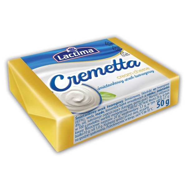 Śmietankowy serek twarogowy, Lactima