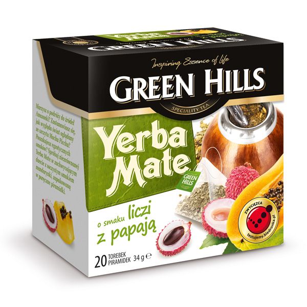 Yerba Mate liczi&papaja, do kupienia w Biedronce