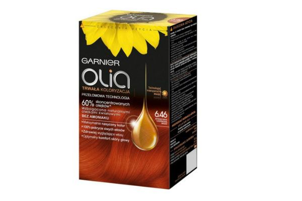 6.46 - INTENSYWNA CZERWONA MIEDŹ Olia Garnier, cena: ok. 18 zł