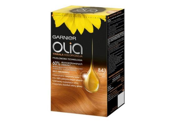 7.40 - INTENSYWNA MIEDŹ Olia Garnier cena ok 18 zł