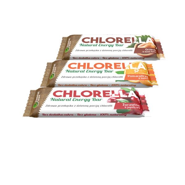 Batony z chlorellą