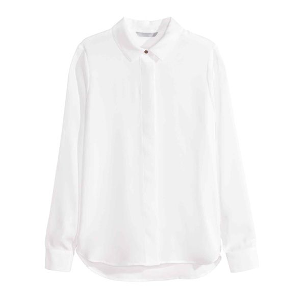Biała koszula H&M, cena, ok. 79,90 zł