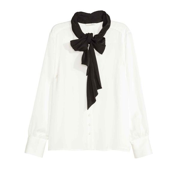Biała koszula H&M, cena, ok. 99,90 zł