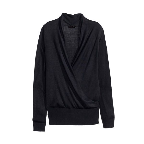 Czarny sweter H&M, cena, ok. 79,90 zł