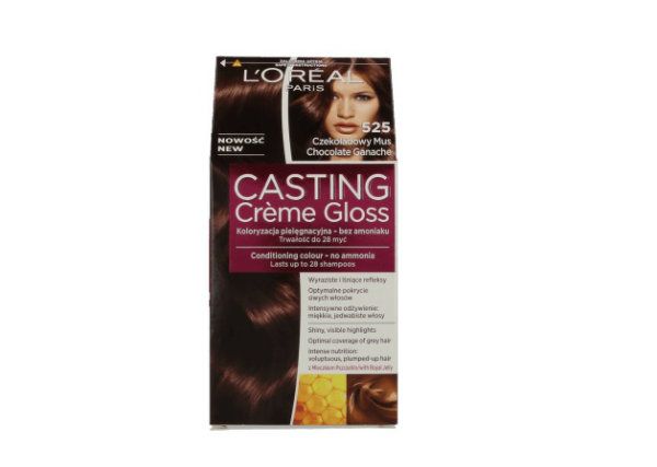 Czekoladowy Mus 525 Loreal Casting Creme Gloss, cena: ok 26 zł