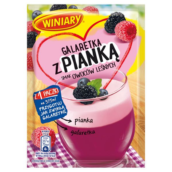 Galaretka z pianką Winiary