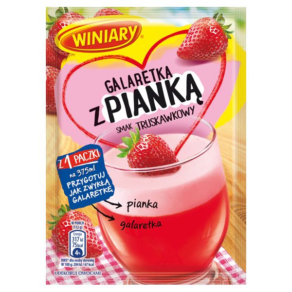 Galaretka z pianką Winiary