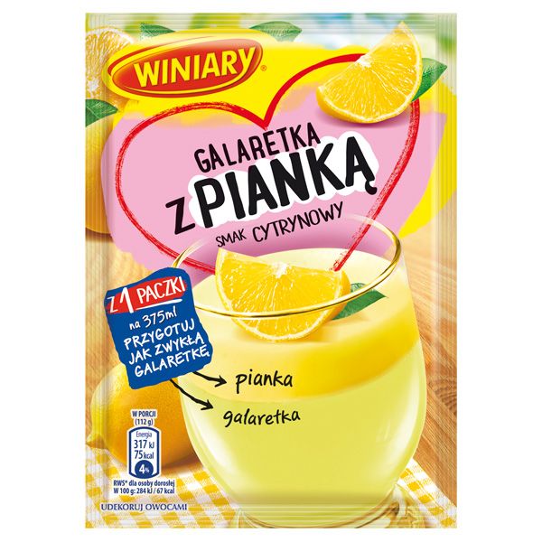 Galaretka z pianką Winiary