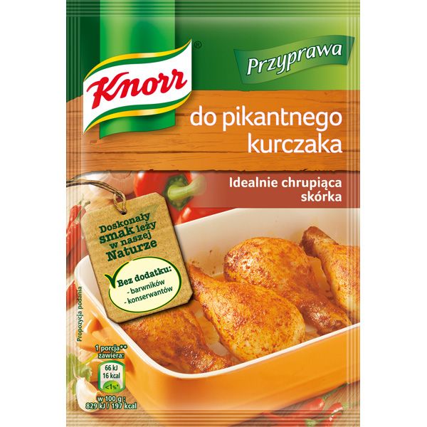 Przyprawa do pikantnego kurczaka, Knorr