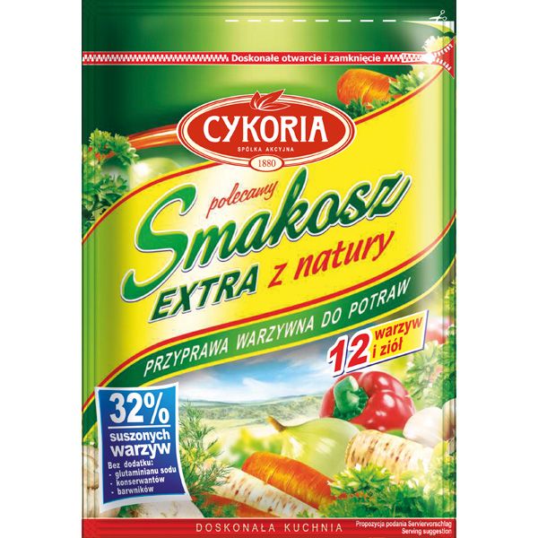 Przyprawa Smakosz Extra Naturalny, CYKORIA