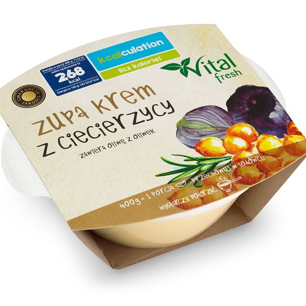 Zupa krem z ciecierzycy, do kupienia w Biedronce