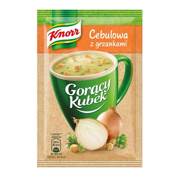 Gorący Kubek Knorr w nowej odsłonie: cebulowa z grzankami